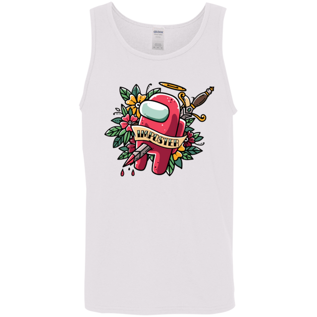 T-Shirts White / S SS Tattoo Men's Tank Top