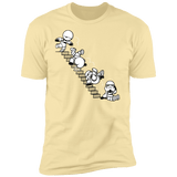 T-Shirts Banana Cream / S Stairs Trooper Men's Premium T-Shirt