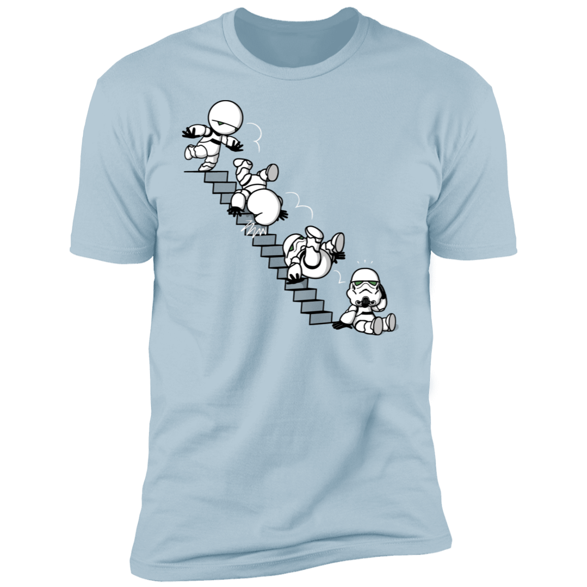 T-Shirts Light Blue / S Stairs Trooper Men's Premium T-Shirt