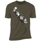 T-Shirts Military Green / S Stairs Trooper Men's Premium T-Shirt