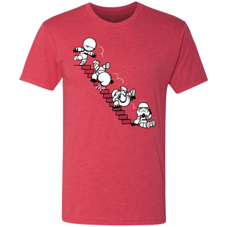 T-Shirts Vintage Red / S Stairs Trooper Men's Triblend T-Shirt