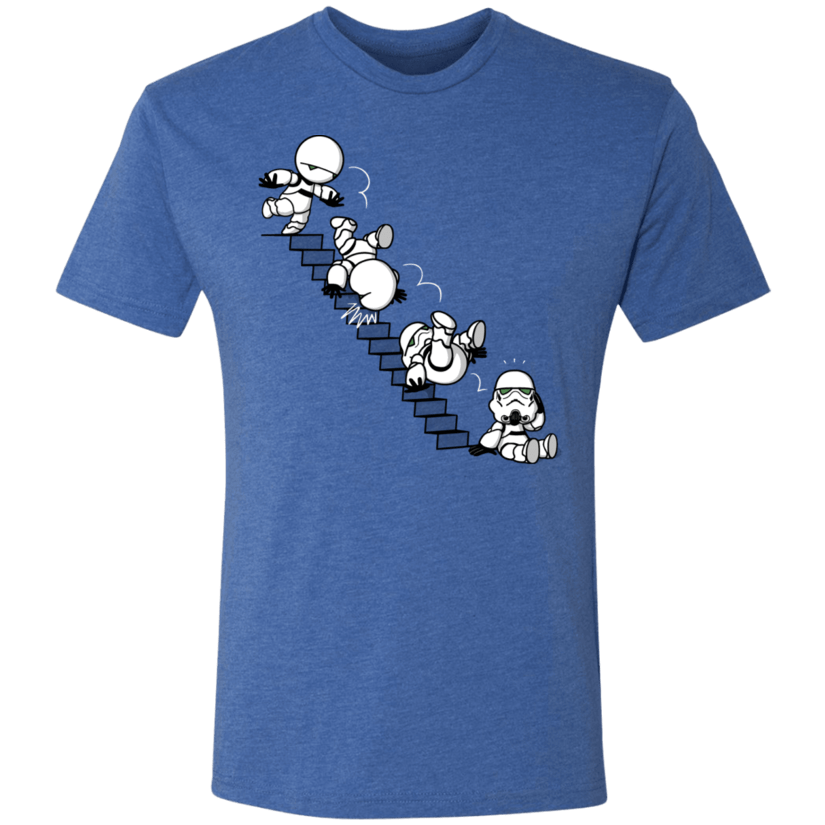 T-Shirts Vintage Royal / S Stairs Trooper Men's Triblend T-Shirt