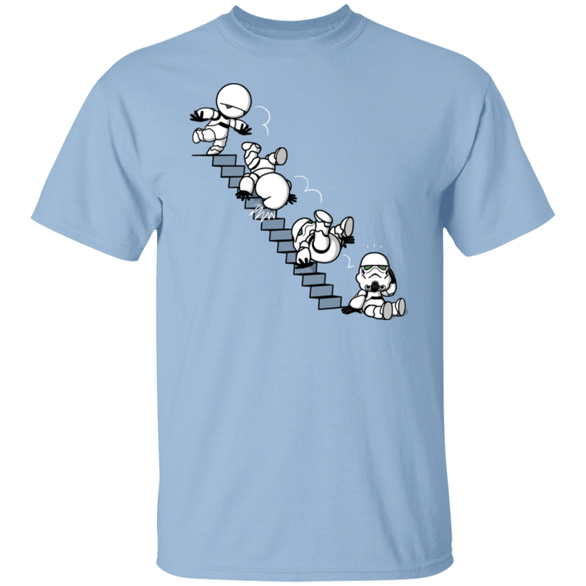 T-Shirts Light Blue / S Stairs Trooper T-Shirt