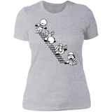 T-Shirts Heather Grey / S Stairs Trooper Women's Premium T-Shirt