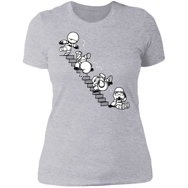 T-Shirts Heather Grey / S Stairs Trooper Women's Premium T-Shirt