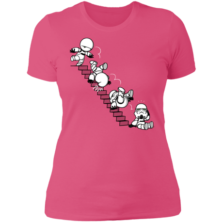 T-Shirts Hot Pink / S Stairs Trooper Women's Premium T-Shirt