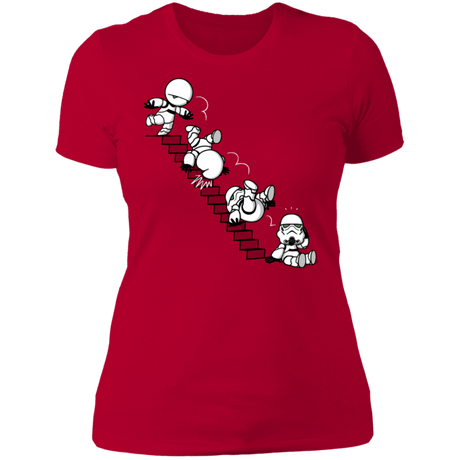 T-Shirts Red / S Stairs Trooper Women's Premium T-Shirt