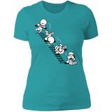 T-Shirts Tahiti Blue / S Stairs Trooper Women's Premium T-Shirt