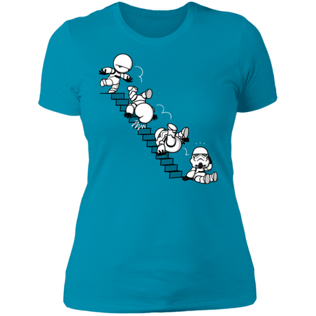 T-Shirts Turquoise / S Stairs Trooper Women's Premium T-Shirt
