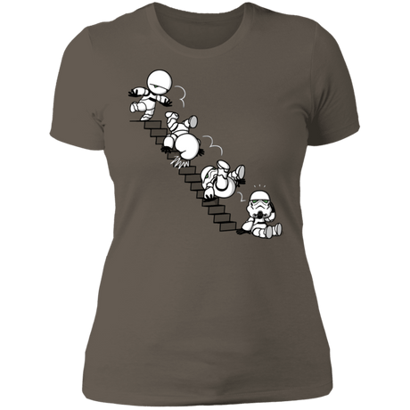 T-Shirts Warm Grey / S Stairs Trooper Women's Premium T-Shirt