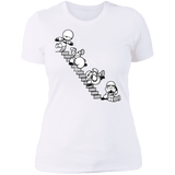 T-Shirts White / S Stairs Trooper Women's Premium T-Shirt