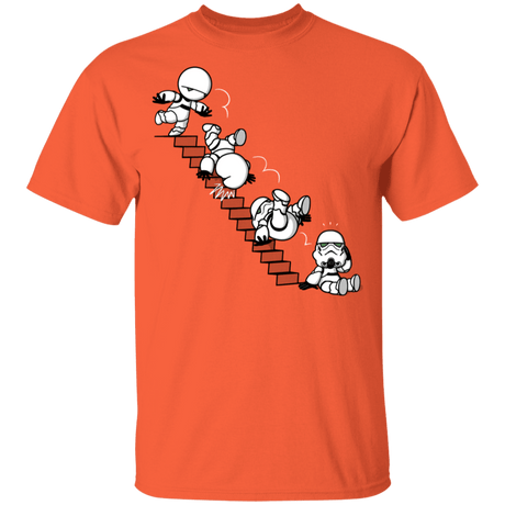 T-Shirts Orange / YXS Stairs Trooper Youth T-Shirt