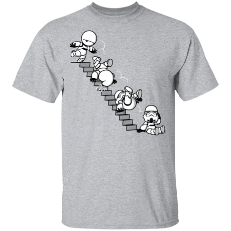 T-Shirts Sport Grey / YXS Stairs Trooper Youth T-Shirt