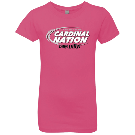 T-Shirts Hot Pink / YXS Stanford Dilly Dilly Girls Premium T-Shirt