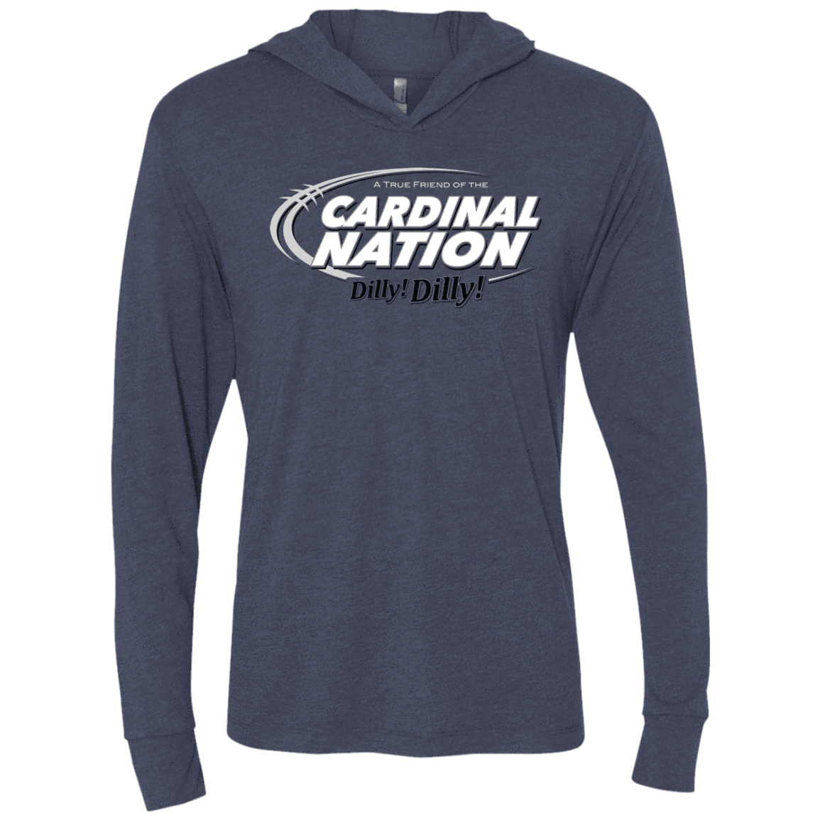 T-Shirts Vintage Navy / X-Small Stanford Dilly Dilly Triblend Long Sleeve Hoodie Tee