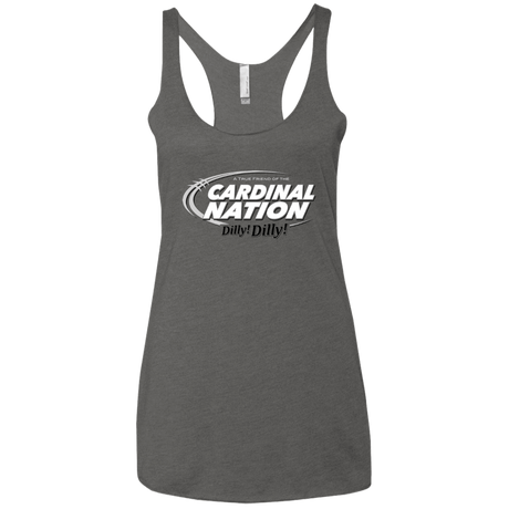 T-Shirts Premium Heather / X-Small Stanford Dilly Dilly Women's Triblend Racerback Tank
