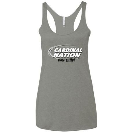 T-Shirts Venetian Grey / X-Small Stanford Dilly Dilly Women's Triblend Racerback Tank