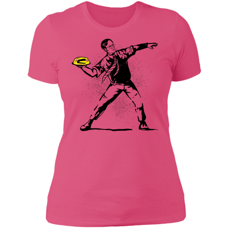 T-Shirts Hot Pink / S Stapler Inside Jelly Women's Premium T-Shirt