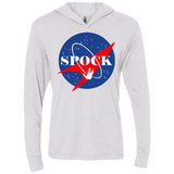 T-Shirts Heather White / X-Small Star captain Triblend Long Sleeve Hoodie Tee