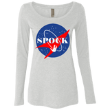 T-Shirts Heather White / Small Star captain Women's Triblend Long Sleeve Shirt