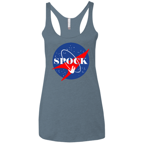 T-Shirts Indigo / X-Small Star captain Women's Triblend Racerback Tank