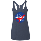 T-Shirts Vintage Navy / X-Small Star captain Women's Triblend Racerback Tank