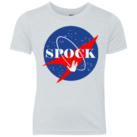 T-Shirts Heather White / YXS Star captain Youth Triblend T-Shirt