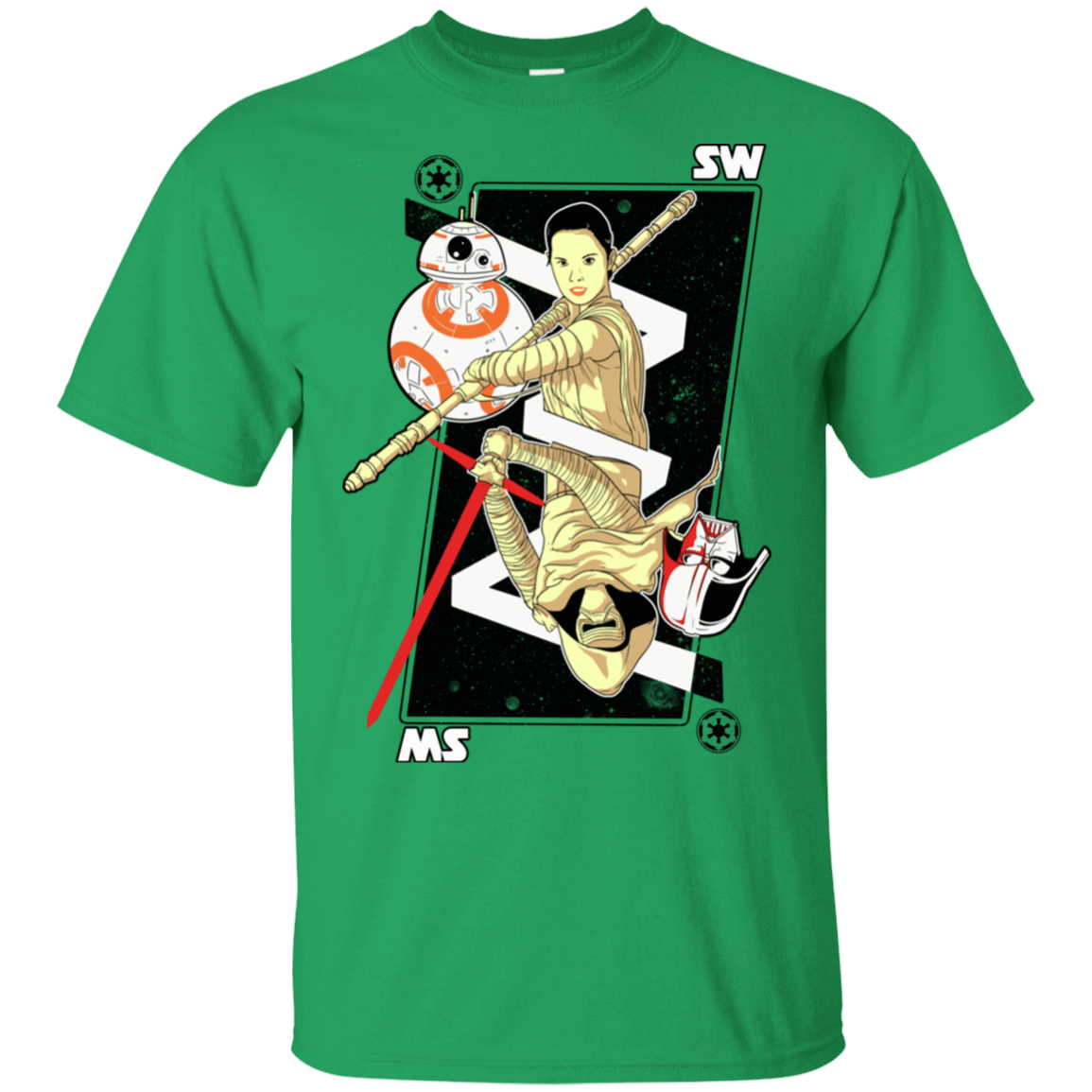 T-Shirts Irish Green / S Star Card T-Shirt