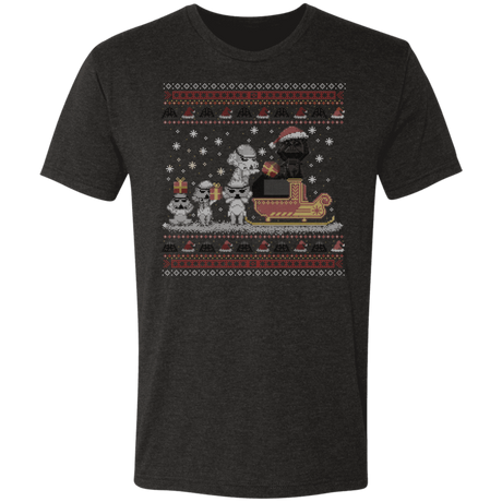 T-Shirts Vintage Black / S Star Christmas Men's Triblend T-Shirt