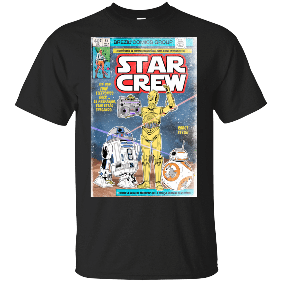 T-Shirts Black / S Star Crew T-Shirt