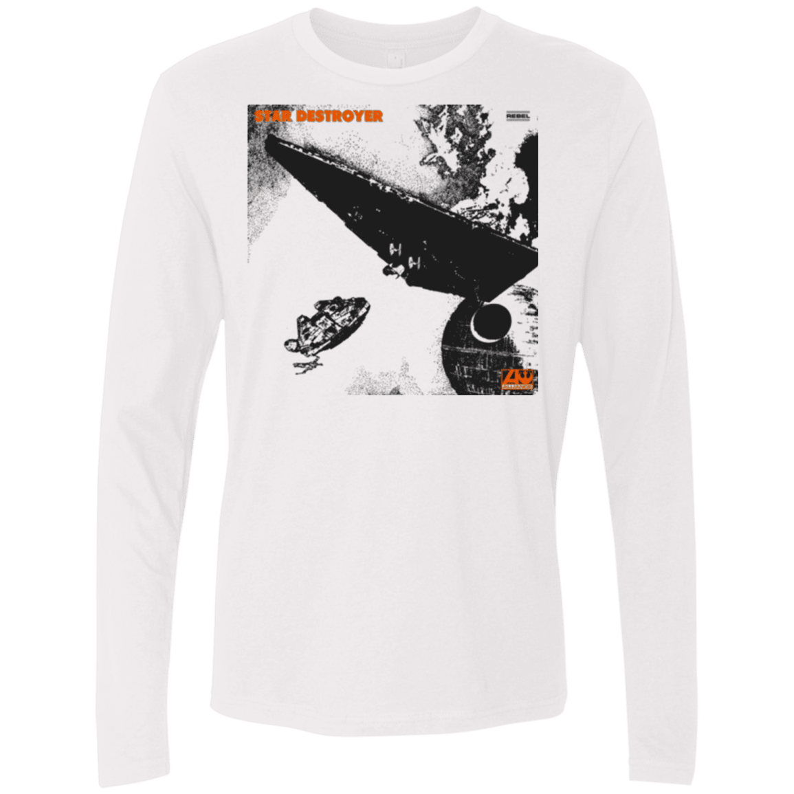 T-Shirts White / Small Star Destroyer Men's Premium Long Sleeve