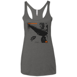 T-Shirts Premium Heather / X-Small Star Destroyer Women's Triblend Racerback Tank