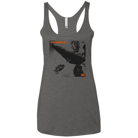 T-Shirts Premium Heather / X-Small Star Destroyer Women's Triblend Racerback Tank
