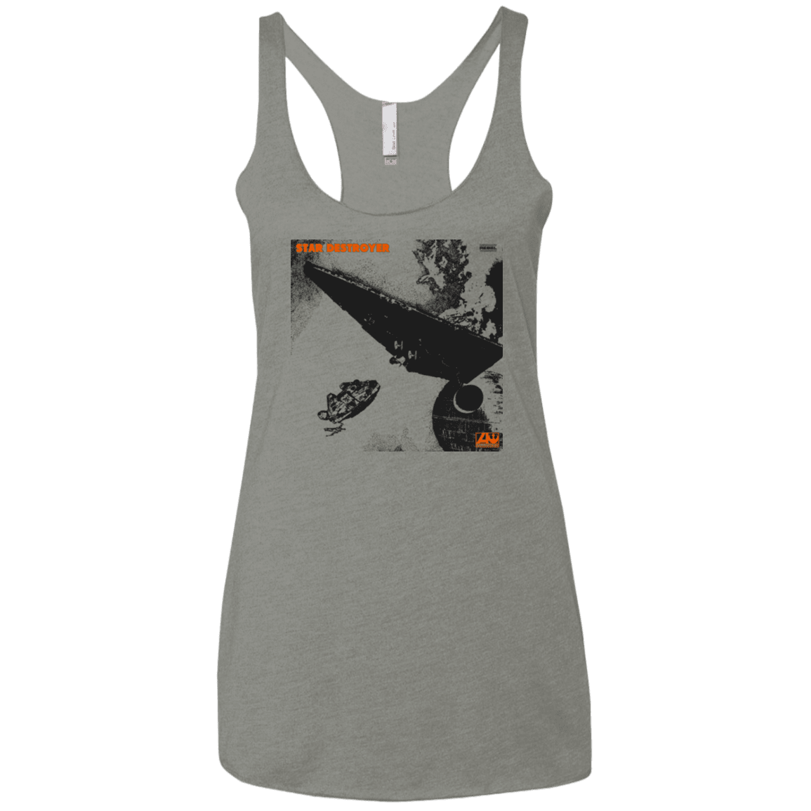 T-Shirts Venetian Grey / X-Small Star Destroyer Women's Triblend Racerback Tank