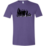 T-Shirts Heather Purple / S Star Dogs Men's Semi-Fitted Softstyle