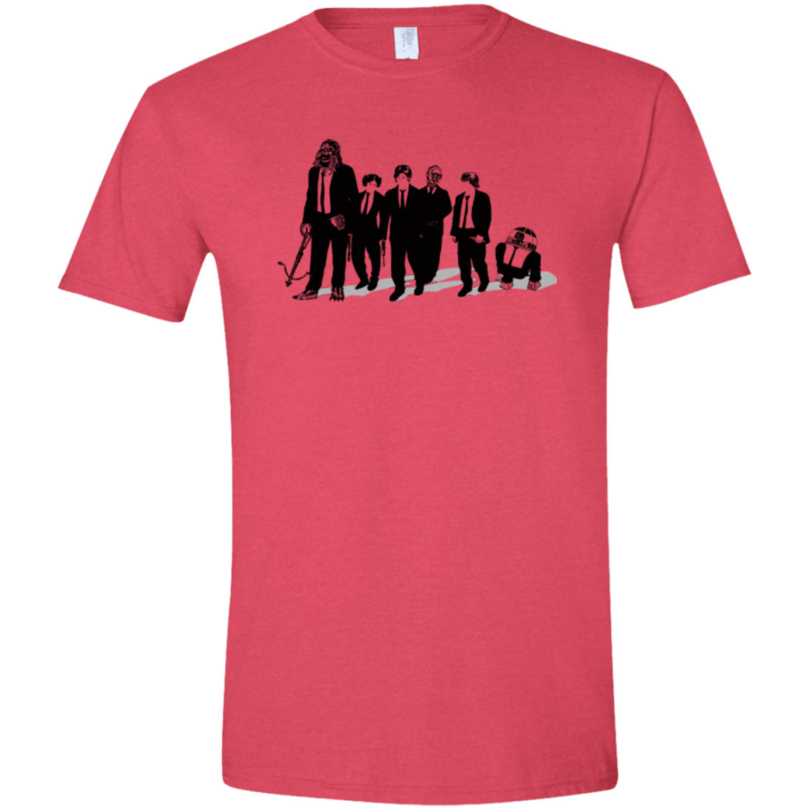 T-Shirts Heather Red / S Star Dogs Men's Semi-Fitted Softstyle