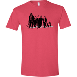 T-Shirts Heather Red / S Star Dogs Men's Semi-Fitted Softstyle