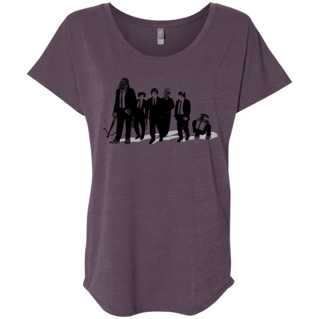 T-Shirts Vintage Purple / X-Small Star Dogs Triblend Dolman Sleeve