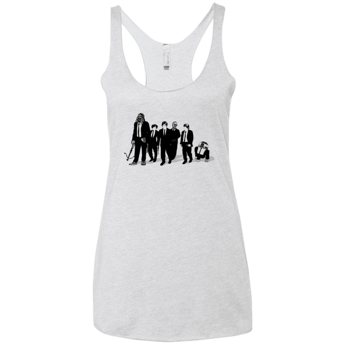 T-Shirts Heather White / X-Small Star Dogs Women's Triblend Racerback Tank