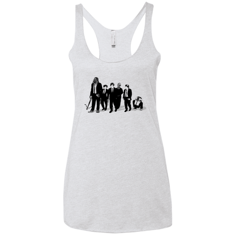 T-Shirts Heather White / X-Small Star Dogs Women's Triblend Racerback Tank