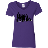 T-Shirts Purple / S Star Dogs Women's V-Neck T-Shirt