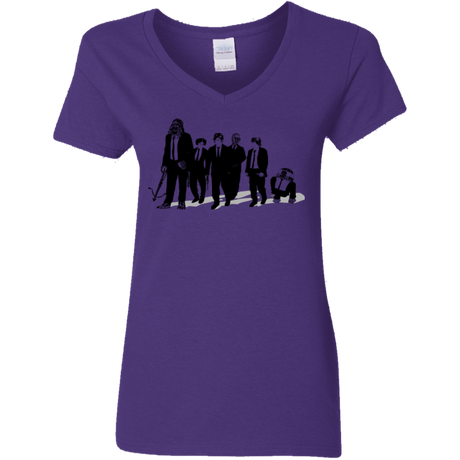 T-Shirts Purple / S Star Dogs Women's V-Neck T-Shirt