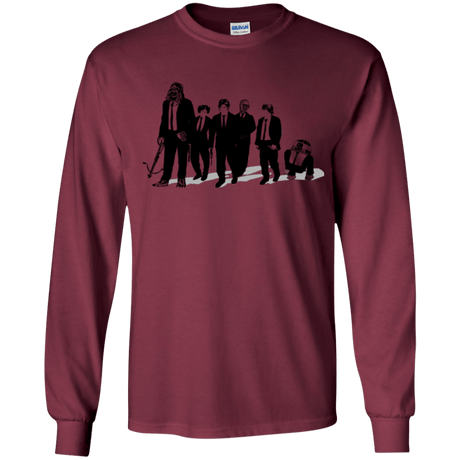 T-Shirts Maroon / YS Star Dogs Youth Long Sleeve T-Shirt