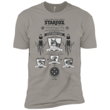 T-Shirts Light Grey / YXS Star Fox Vintage Boys Premium T-Shirt