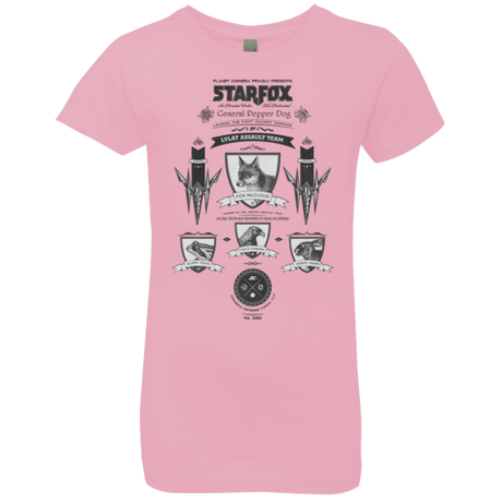 T-Shirts Light Pink / YXS Star Fox Vintage Girls Premium T-Shirt