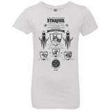 T-Shirts White / YXS Star Fox Vintage Girls Premium T-Shirt