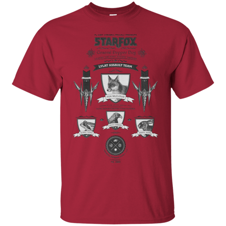 T-Shirts Cardinal / Small Star Fox Vintage T-Shirt