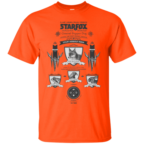 T-Shirts Orange / Small Star Fox Vintage T-Shirt