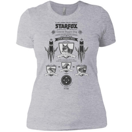 T-Shirts Heather Grey / X-Small Star Fox Vintage Women's Premium T-Shirt