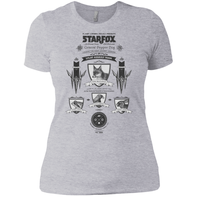 T-Shirts Heather Grey / X-Small Star Fox Vintage Women's Premium T-Shirt